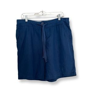 Jones New York 100% Linen Shorts Navy Size 10